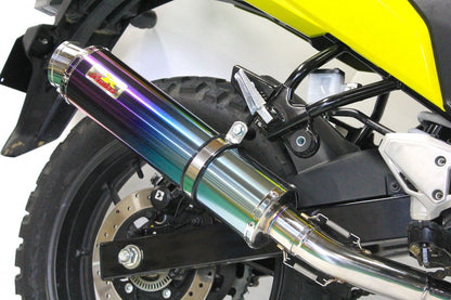 ARIA アリア チタン マフラー タイプS(スラッシュエンド) Vストローム250SX 8BK-EL11L