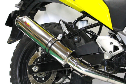 ARIA アリア ステンレス マフラー タイプC(カールエンド) Vストローム250SX 8BK-EL11L