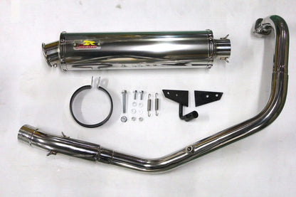 ARIA アリア ステンレス マフラー タイプC(カールエンド) Vストローム250SX 8BK-EL11L