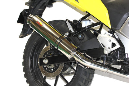 ARIA アリア ステンレス マフラー タイプS(スラッシュエンド) Vストローム250SX 8BK-EL11L