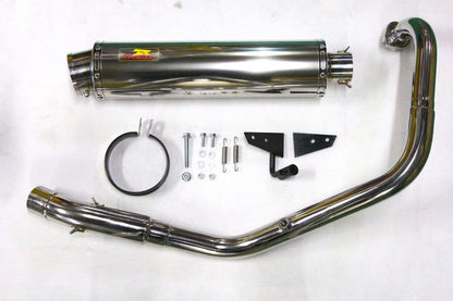 ARIA アリア ステンレス マフラー タイプS(スラッシュエンド) Vストローム250SX 8BK-EL11L