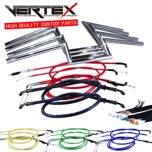 SR400/500 85-87年 1JR1JN ロボハン アップハンドル セット カラー ワイヤー