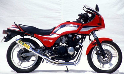 フルエキゾースト マフラー RPM-4in2in1 ステンレス φ77×300 GPZ400F