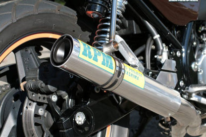 フルエキゾースト マフラー RPM-4in2in1 アルミ φ80×400 ゼファー750