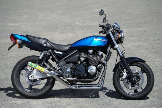 フルエキゾースト マフラー RPM-4in2in1 ステンレス φ67×300 ゼファー400カイ