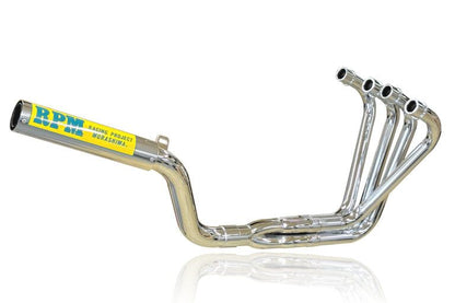 フルエキゾースト マフラー RPM-4in2in1 アルミ φ67×300 ゼファー400カイ