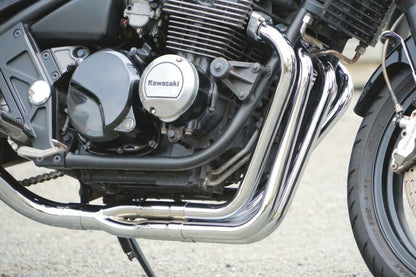 フルエキゾースト マフラー RPM-4in2in1 アルミ φ67×300 ゼファー400カイ
