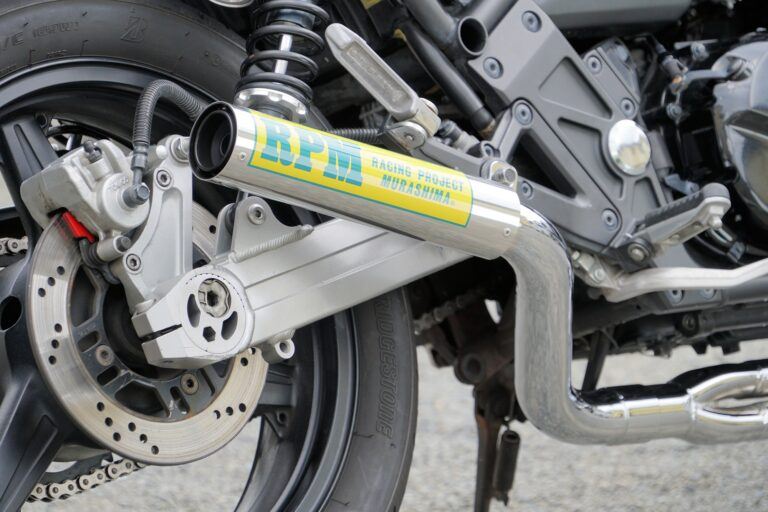 フルエキゾースト マフラー RPM-4in2in1 アルミ φ67×300 ゼファー400カイ