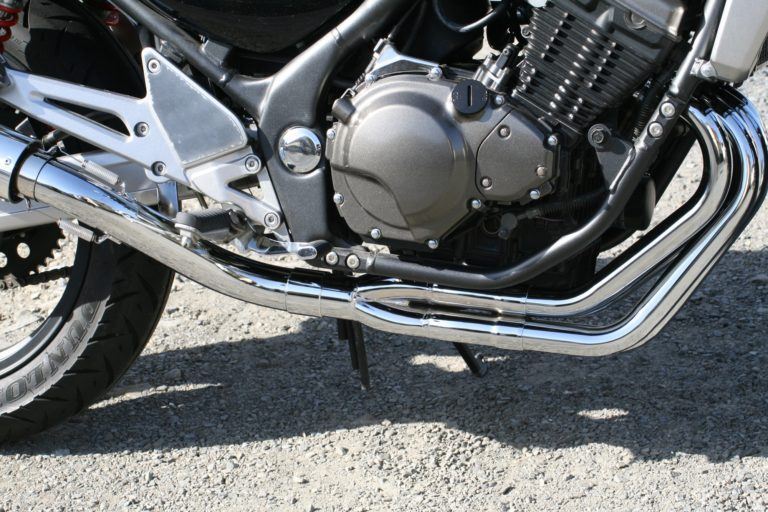 フルエキゾースト マフラー RPM-4in2in1 アルミ φ80×400 バリオス2型