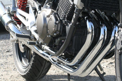 フルエキゾースト マフラー RPM-4in2in1 アルミ φ80×400 バリオス2型