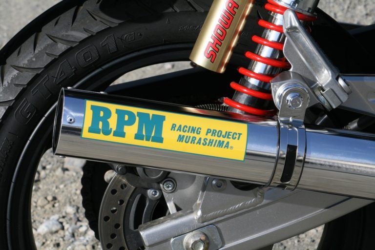 フルエキゾースト マフラー RPM-4in2in1 アルミ φ80×400 バリオス2型
