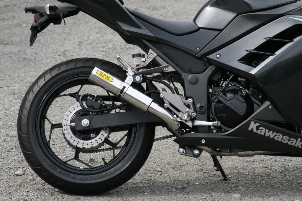 マフラー フルエキゾースト ステンレス φ77×300 Ninja250 ニンジャ250 Z250