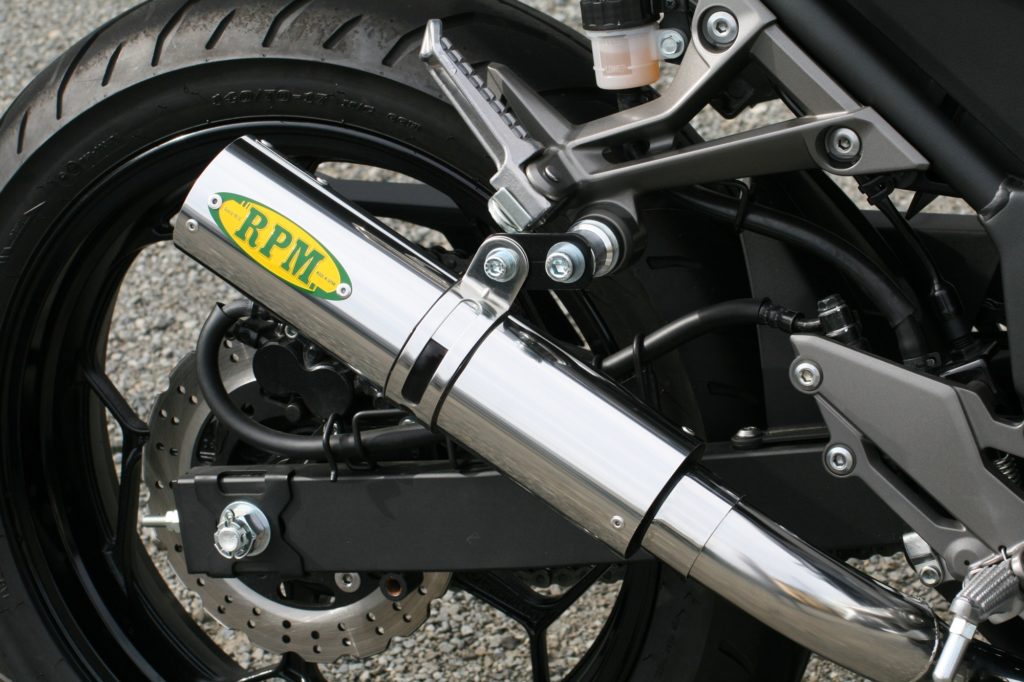 マフラー フルエキゾースト ステンレス φ77×300 Ninja250 ニンジャ250 Z250