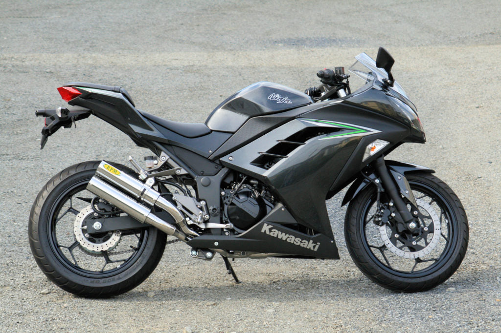Muffler RPM-DUAL Full Exhaust Stainless φ77×300 Ninja250 Z250