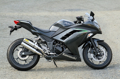 Muffler RPM-DUAL Full Exhaust Stainless φ77×300 Ninja250 Z250
