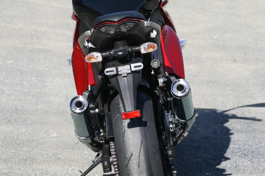 マフラー RPM-LUXE スリップオン 左右出し ブルーチタン φ90×4001000 ニンジャ1000 Z1000
