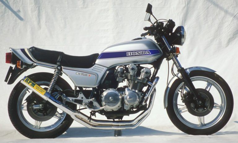 フルエキゾースト マフラー RPM-4in2in1 アルミ φ77×300 CB750FZ/FA/FB