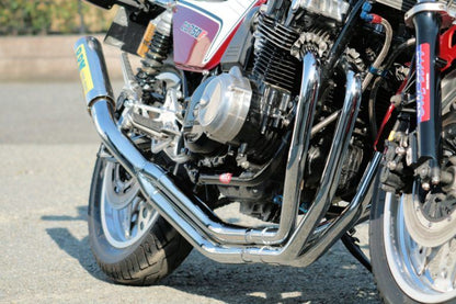 Full exhaust system RPM-4in2in1 aluminum φ77×300 CB750Fc