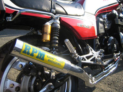フルエキゾースト マフラー RPM-4in2in1 ステンレス φ77×300 CB750Fc