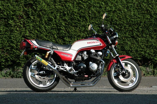 フルエキゾースト マフラー RPM-4in2in1 アルミ φ77×300 CB750Fc