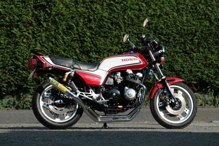 フルエキゾースト マフラー RPM-4in2in1 ステンレス φ77×300 CB750Fc