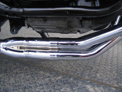 Full exhaust muffler RPM-4in2in1 aluminum φ67×300 CBX400F