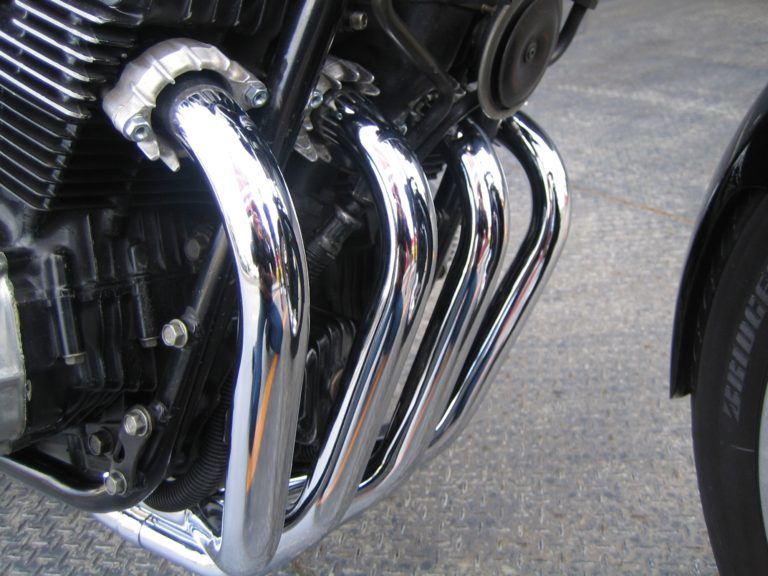 Full exhaust muffler RPM-4in2in1 aluminum φ67×300 CBX400F