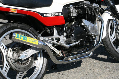 フルエキゾースト マフラー RPM-4in2in1 ステンレス φ67×300 CBX550F