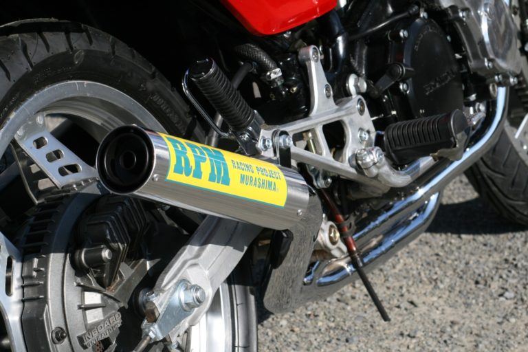 フルエキゾースト マフラー RPM-4in2in1 チタン φ67×300 CBX550F