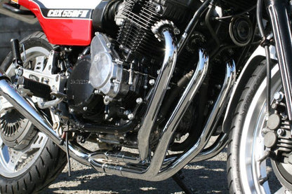 フルエキゾースト マフラー RPM-4in2in1 アルミ φ67×300 CBX550F