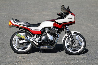 フルエキゾースト マフラー RPM-4in2in1 アルミ φ67×300 CBX550F