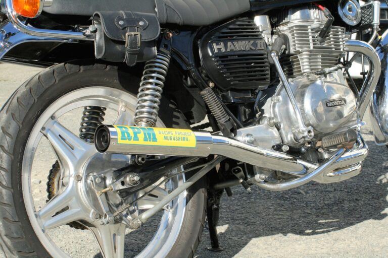 フルエキゾースト マフラー チタン φ67×300 ホーク2