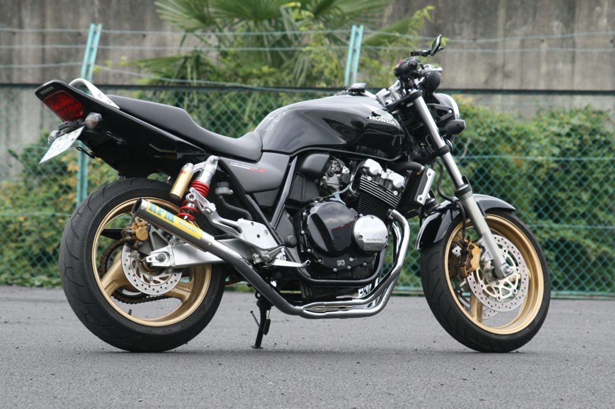 フルエキゾースト マフラー RPM-4in2in1 アルミ φ67×300 CB400SF VTEC SPEC1/2/3