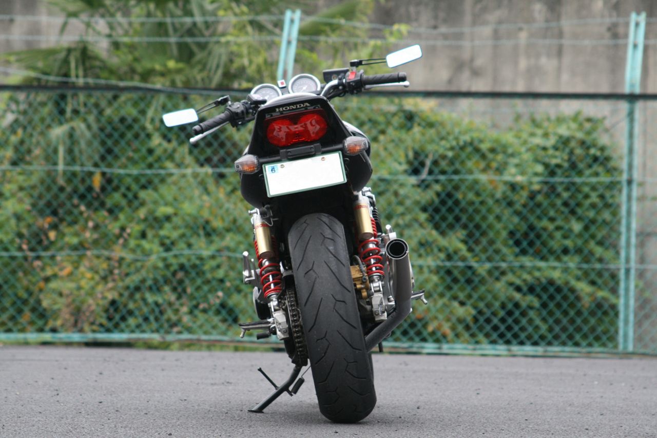 フルエキゾースト マフラー RPM-4in2in1 アルミ φ67×300 CB400SF VTEC SPEC1/2/3