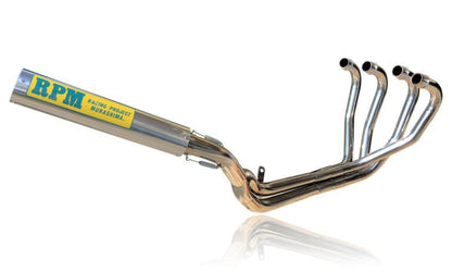 フルエキゾースト マフラー RPM-4in2in1 アルミ φ80×400 CB750