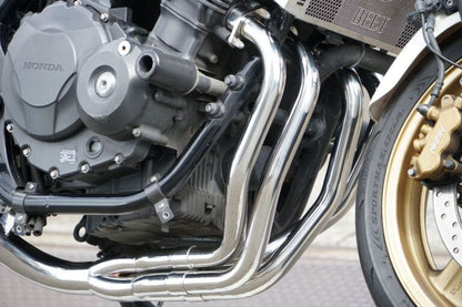 フルエキゾースト マフラー RPM-4in2in1 アルミ φ80×400 CB400SF REVO