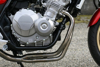 フルエキゾースト マフラー RPM-4in2in1 アルミ φ80×400 CB400SF REVO