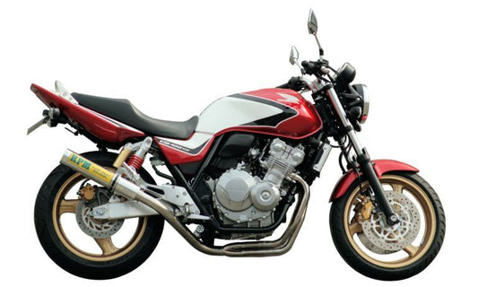 フルエキゾースト マフラー RPM-4in2in1 アルミ φ80×400 CB400SF REVO