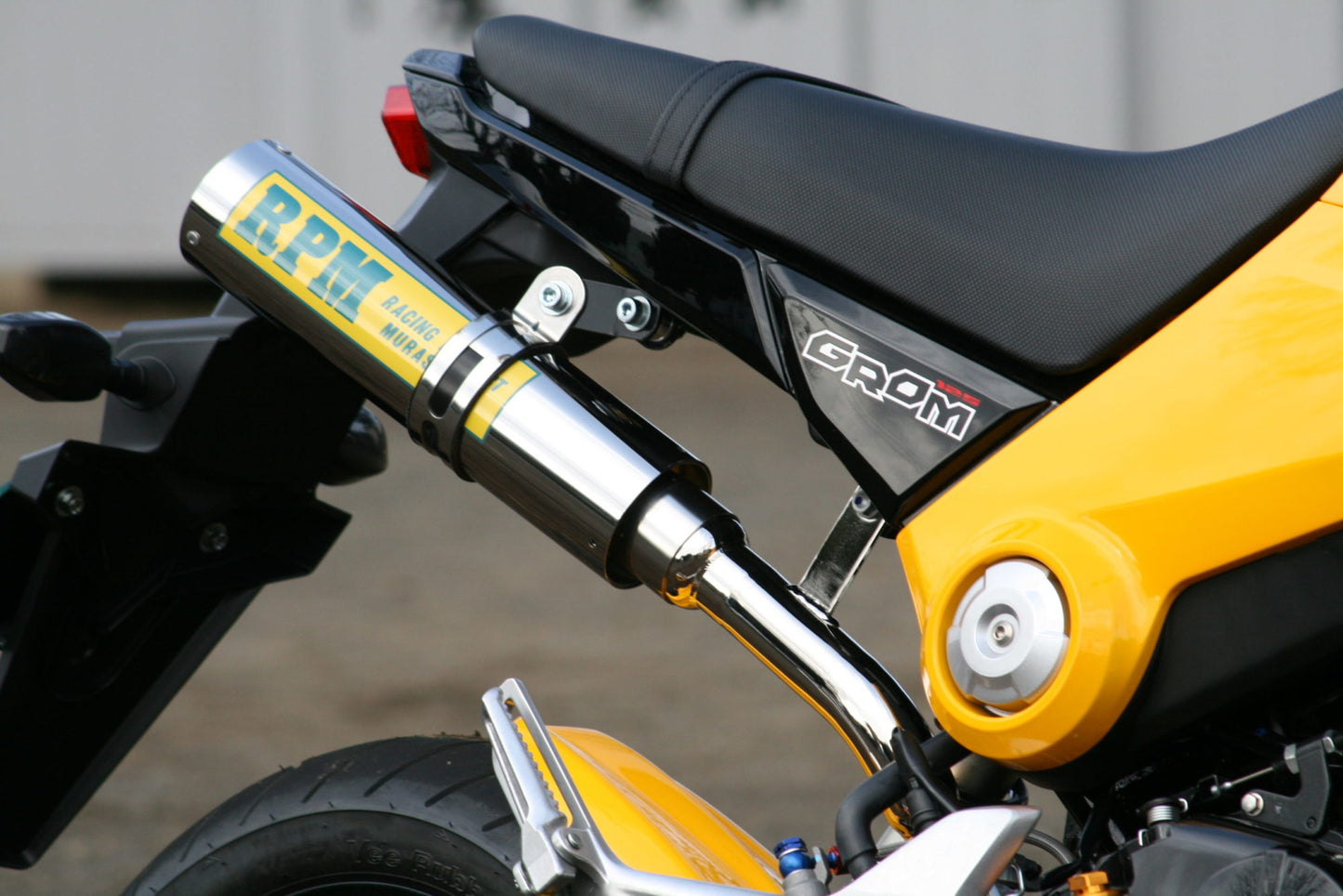 マフラー SLIP-ON スリップオン ステンレス φ77×300 GROM グロム