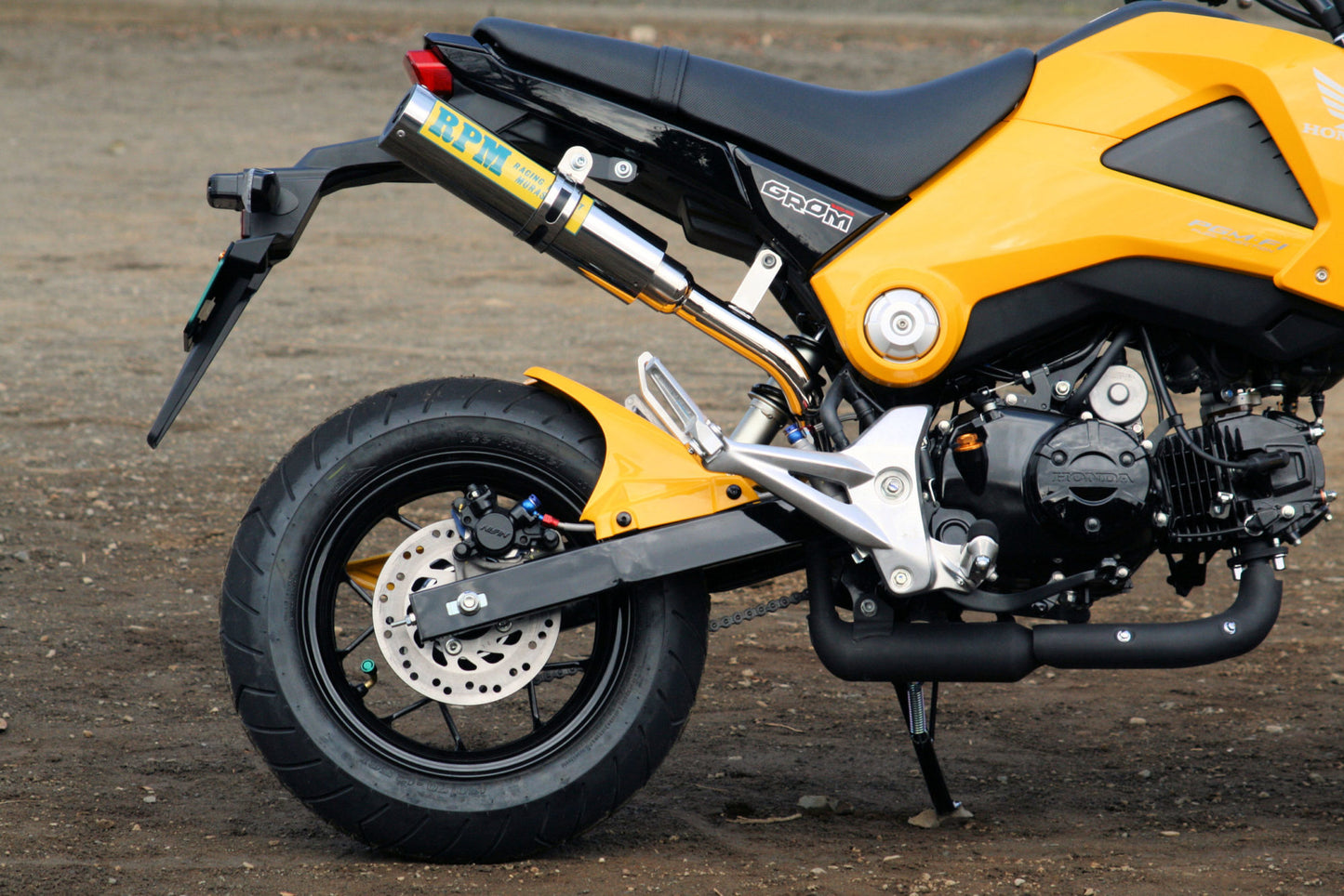 マフラー SLIP-ON スリップオン ステンレス φ77×300 GROM グロム