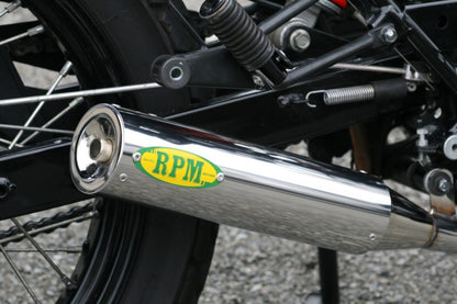 Muffler RPM-250 Single Full Exhaust Stainless φ77×300 FTR223