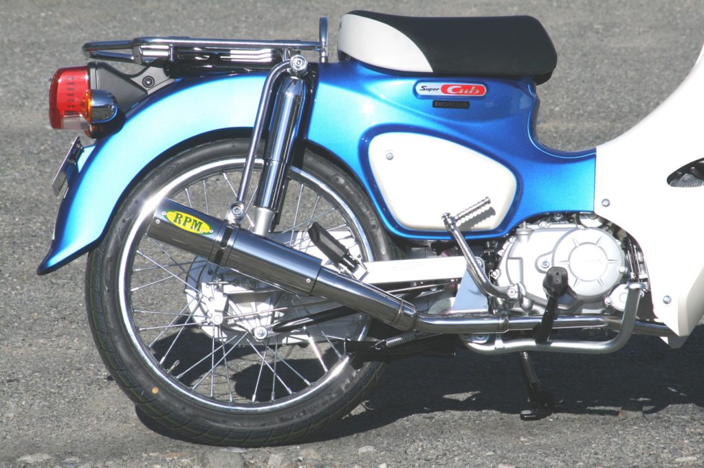 マフラー フルエキゾースト ステンレス φ77×300 カブ110 クロスカブ110
