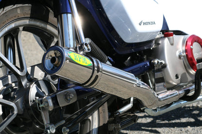 マフラー フルエキゾースト ステンレス φ77×300 スーパーカブC125