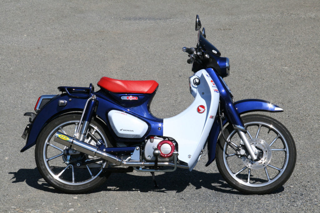 マフラー フルエキゾースト ステンレス φ77×300 スーパーカブC125