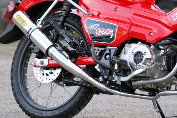 フルエキゾースト マフラー ステンレス φ77×300 CT125 ハンターカブ