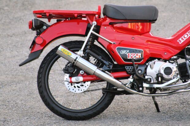 フルエキゾースト マフラー ステンレス φ77×300 CT125 ハンターカブ