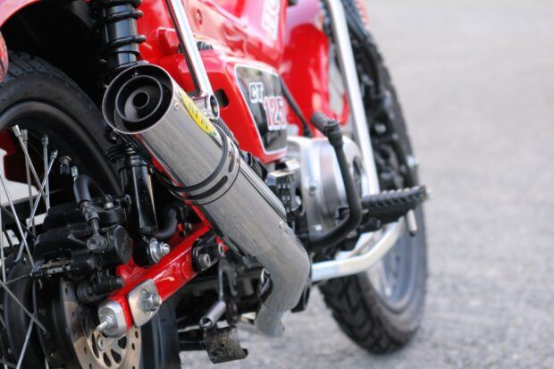 フルエキゾースト マフラー ステンレス φ77×300 CT125 ハンターカブ