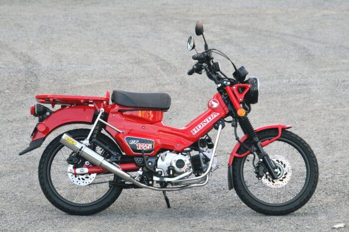 フルエキゾースト マフラー ステンレス φ77×300 CT125 ハンターカブ