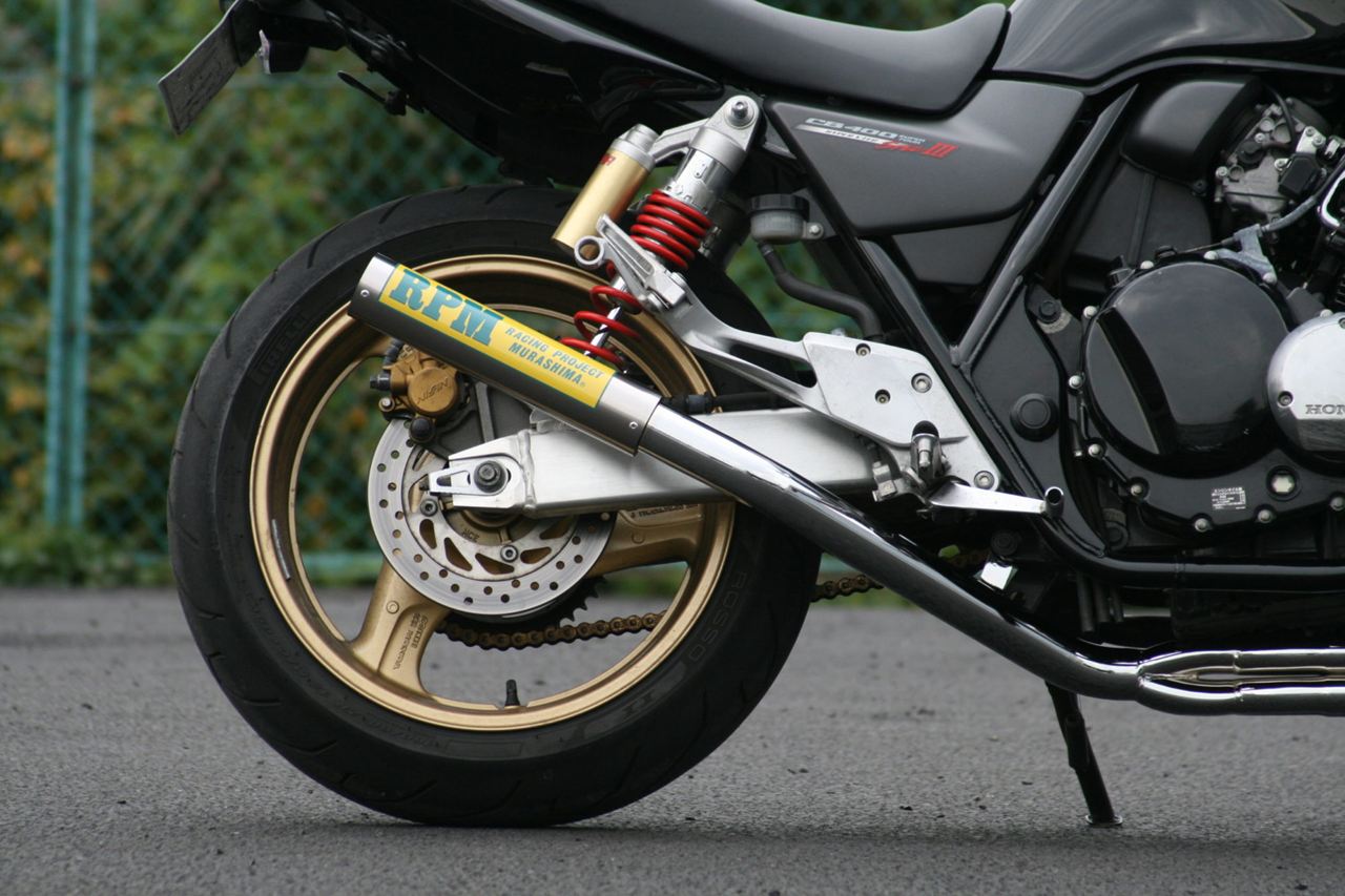 フルエキゾースト マフラー RPM-67Racing ステンレス φ67×300 CB400SF VTEC SPEC1/2/3