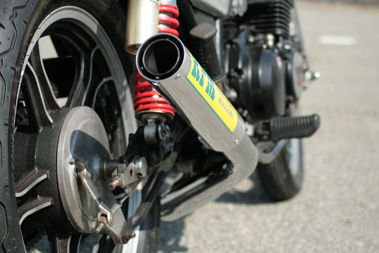 Full Exhaust Muffler RPM-4in2in1 Aluminum φ67×300 XJ400D